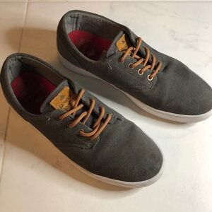 Emerica. The Romero laced leather grey sneakers. EUC!